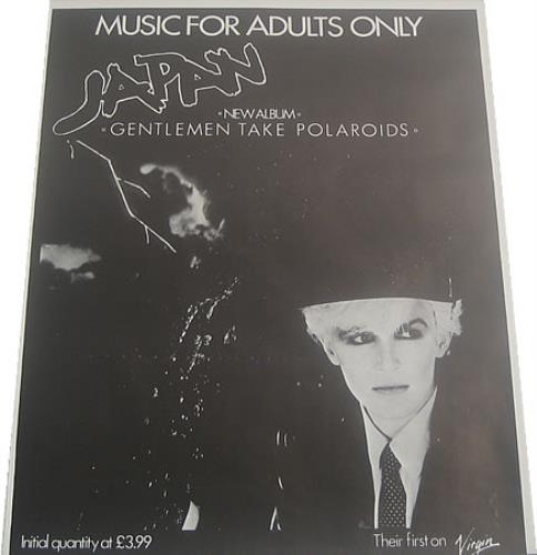 Japan Gentleman Take Polaroids UK Promo poster (410537)